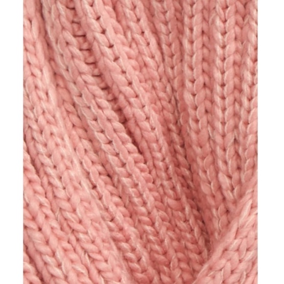 Nordstrom BP Pompom Trim Knit Muffler - Picture 2 of 3